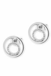 Ohrstecker 925/-Sterling Silber rhodiniert Topas