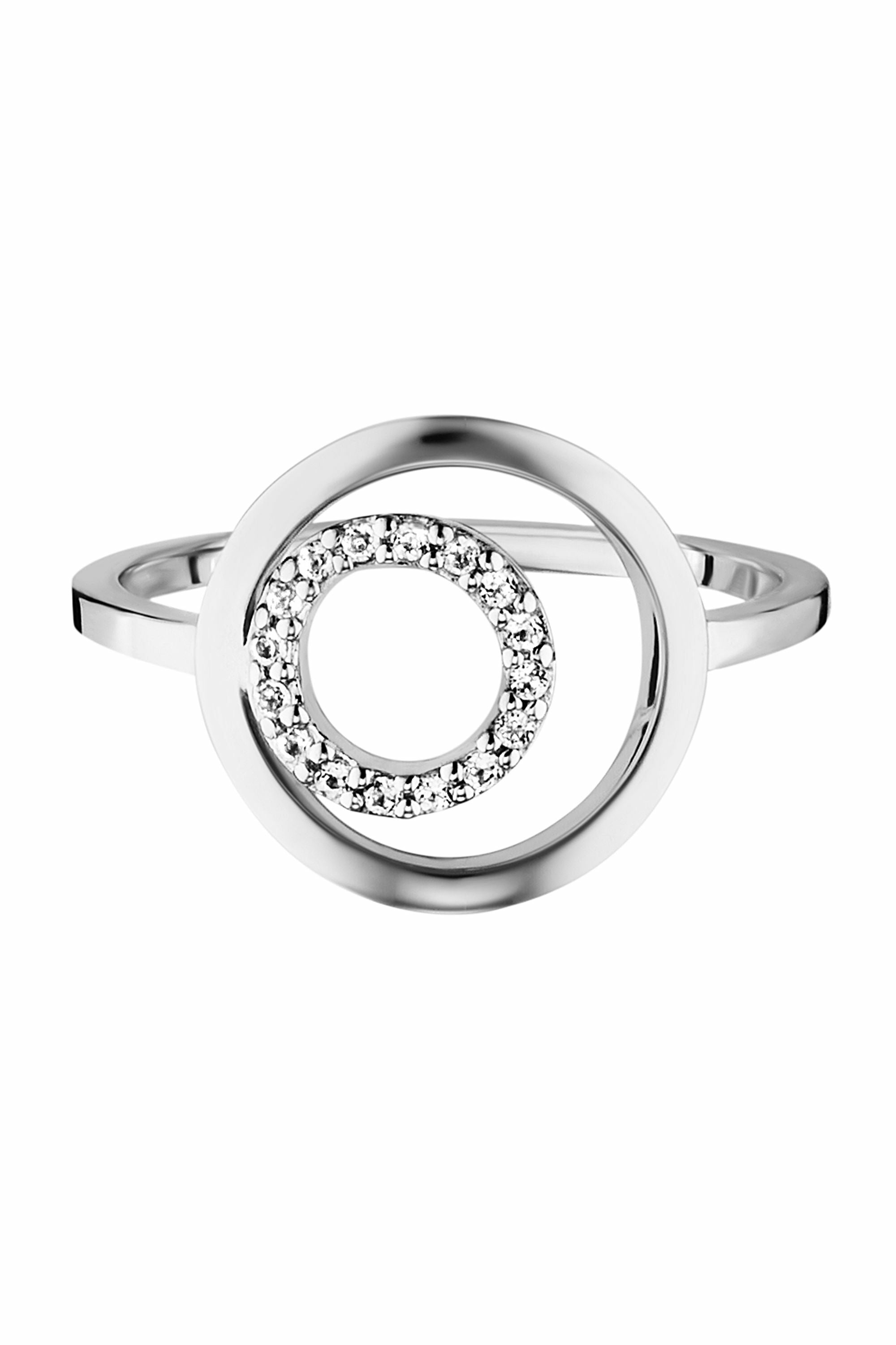 Ring 925/- Sterling Silber rhodiniert Topas