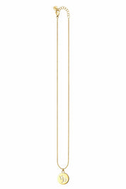 Halskette Steinbock Sternzeichen 925/- Sterling Silber vergoldet