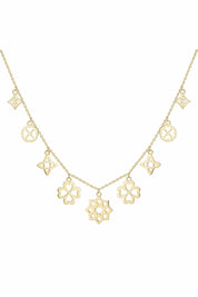 Collier 925 Silber vergoldet Motiv Anhänger