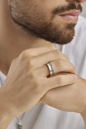 Ring 925/- Sterling Silber rhodiniert Ornament