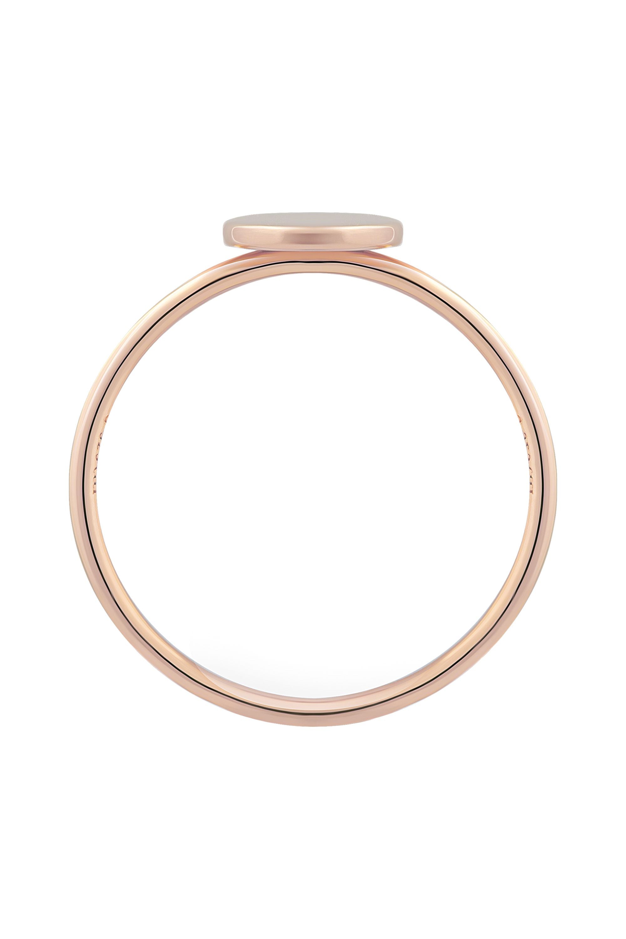 Ring 925 Sterling Silber rosévergoldet Boho