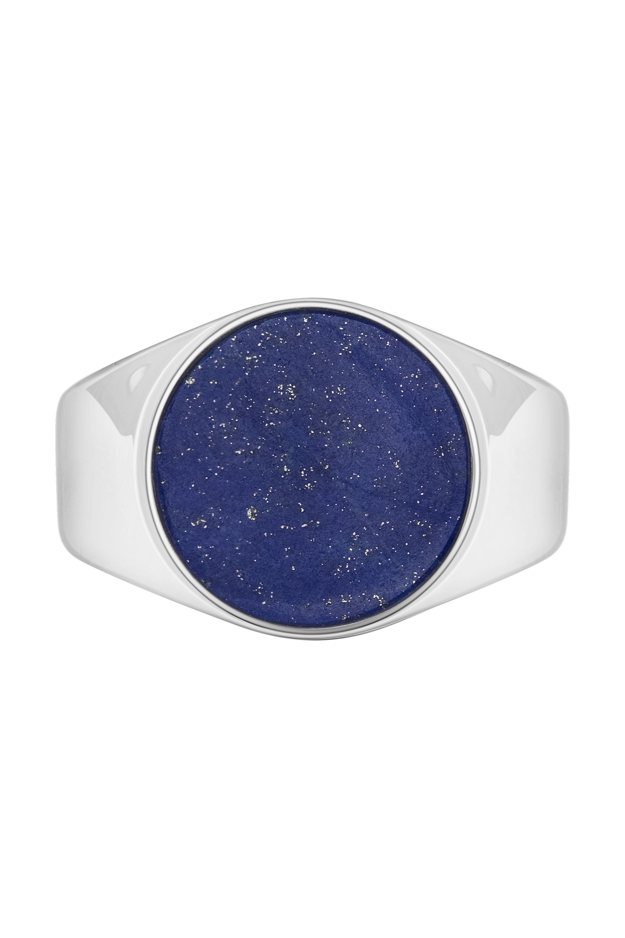 Ring 925 Silber rhodiniert Lapislazuli