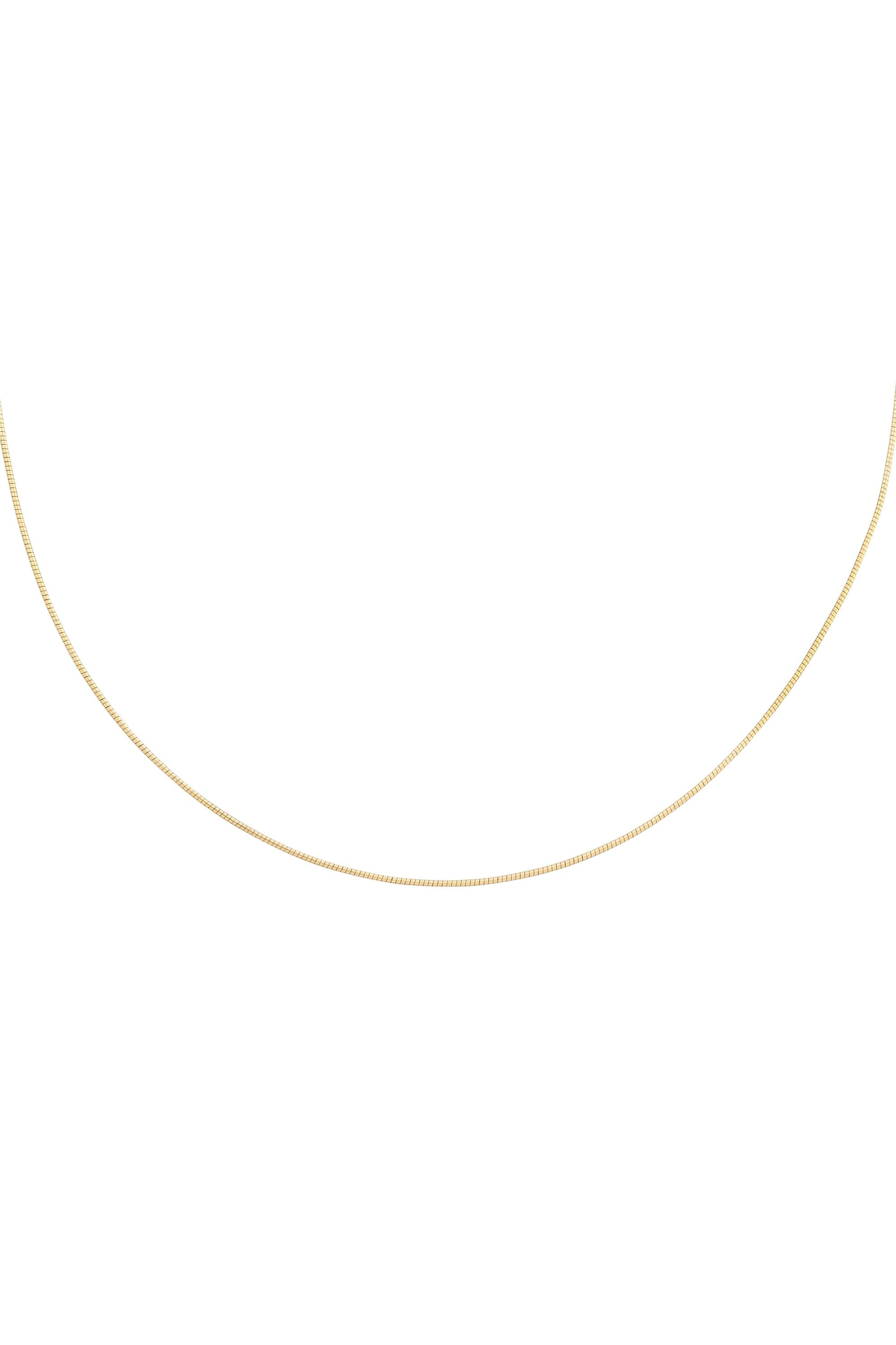 Collier 925 Silber vergoldet Omega-Reif