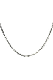 Kette 925 Sterling Silber oxidiert Panzer Kette