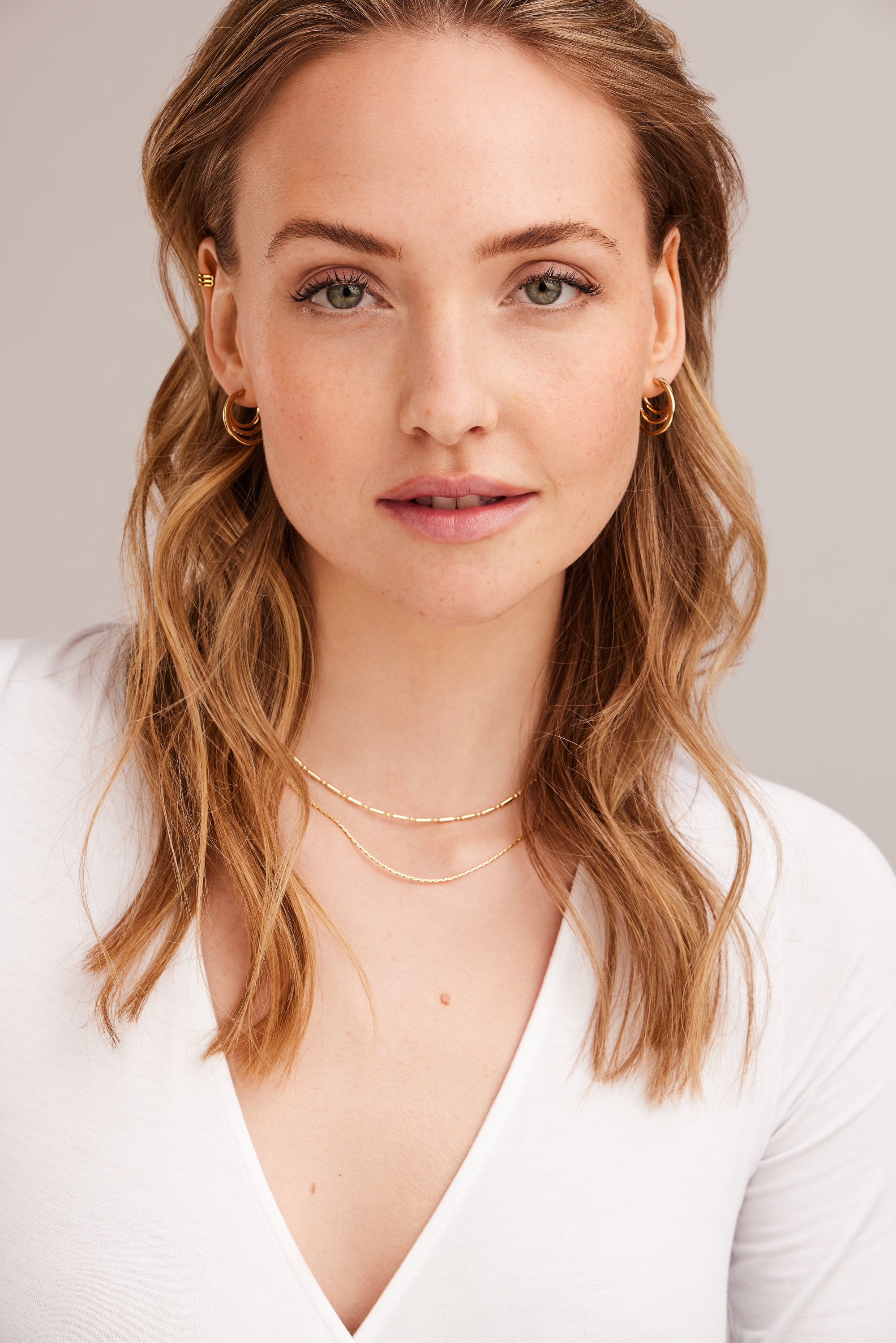 Collier 925 Silber vergoldet Paloma-Kette