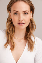 Ear Cuff 925 Sterling Silber gelb vergoldet Triple Design