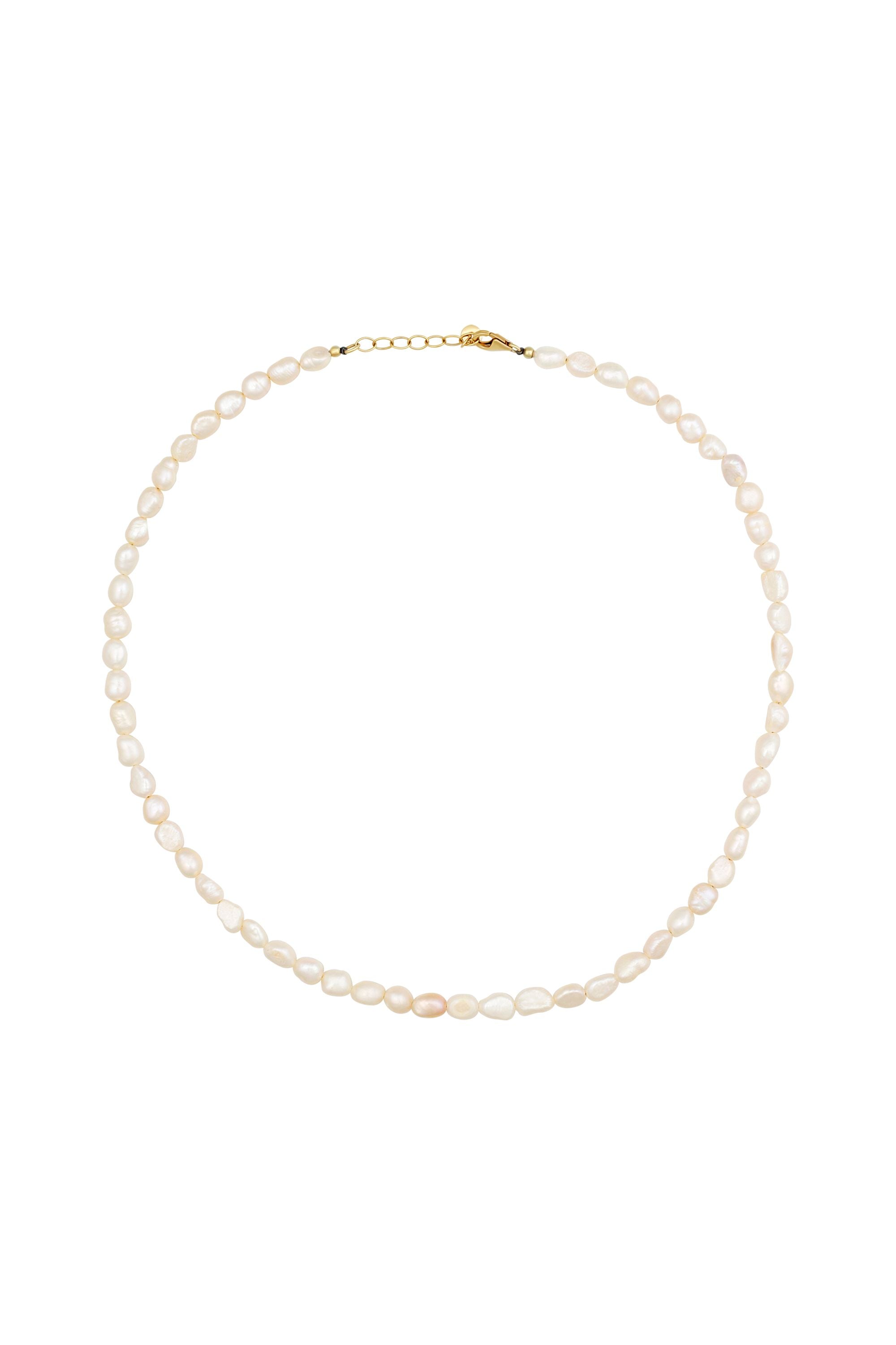 Halskette 925 Silber Perlenkette