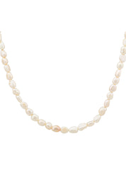 Halskette 925 Silber Perlenkette