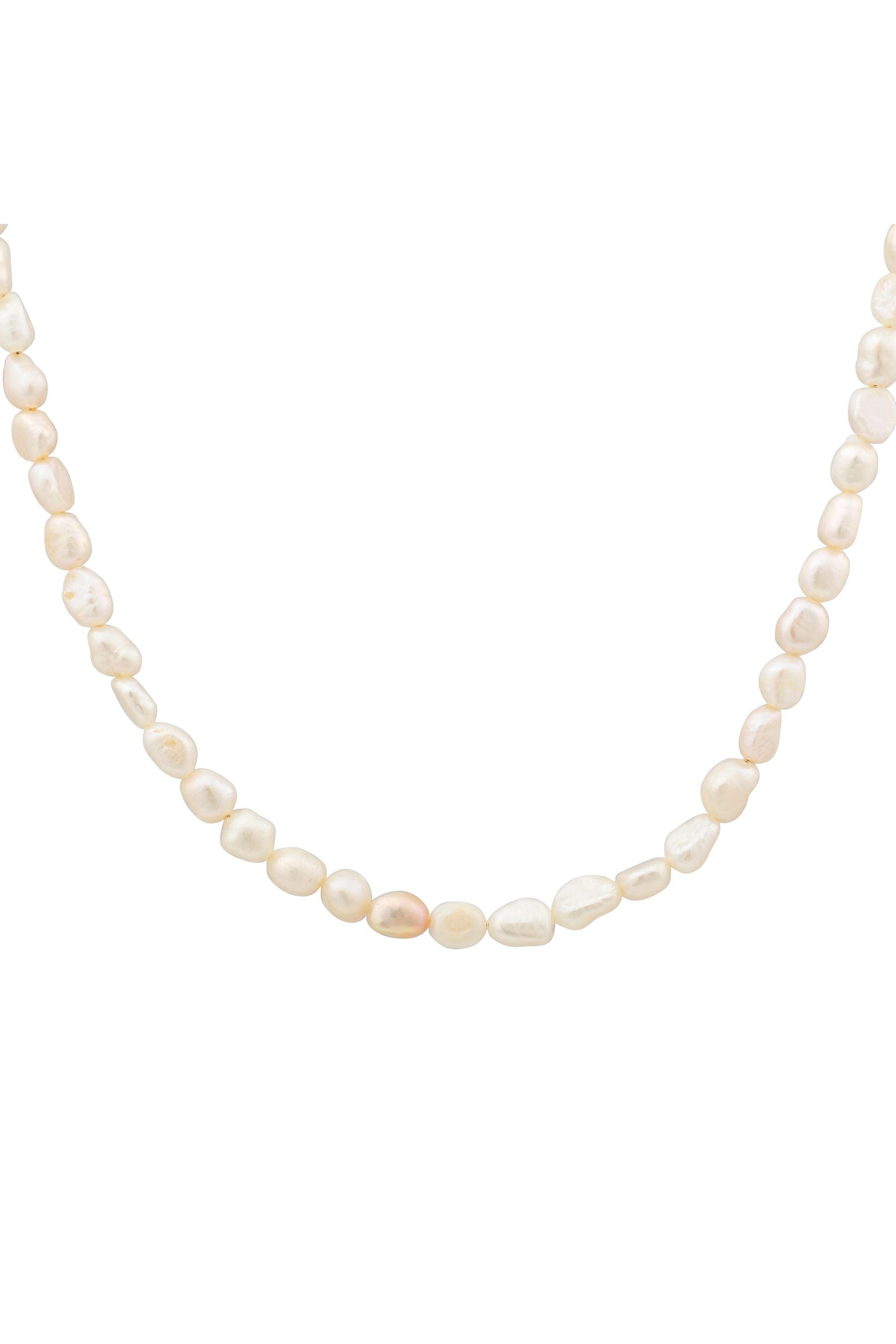 Halskette 925 Silber Perlenkette