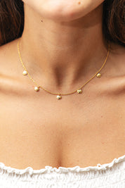 Halskette 925 Silber vergoldet mit Muschel Anhängern