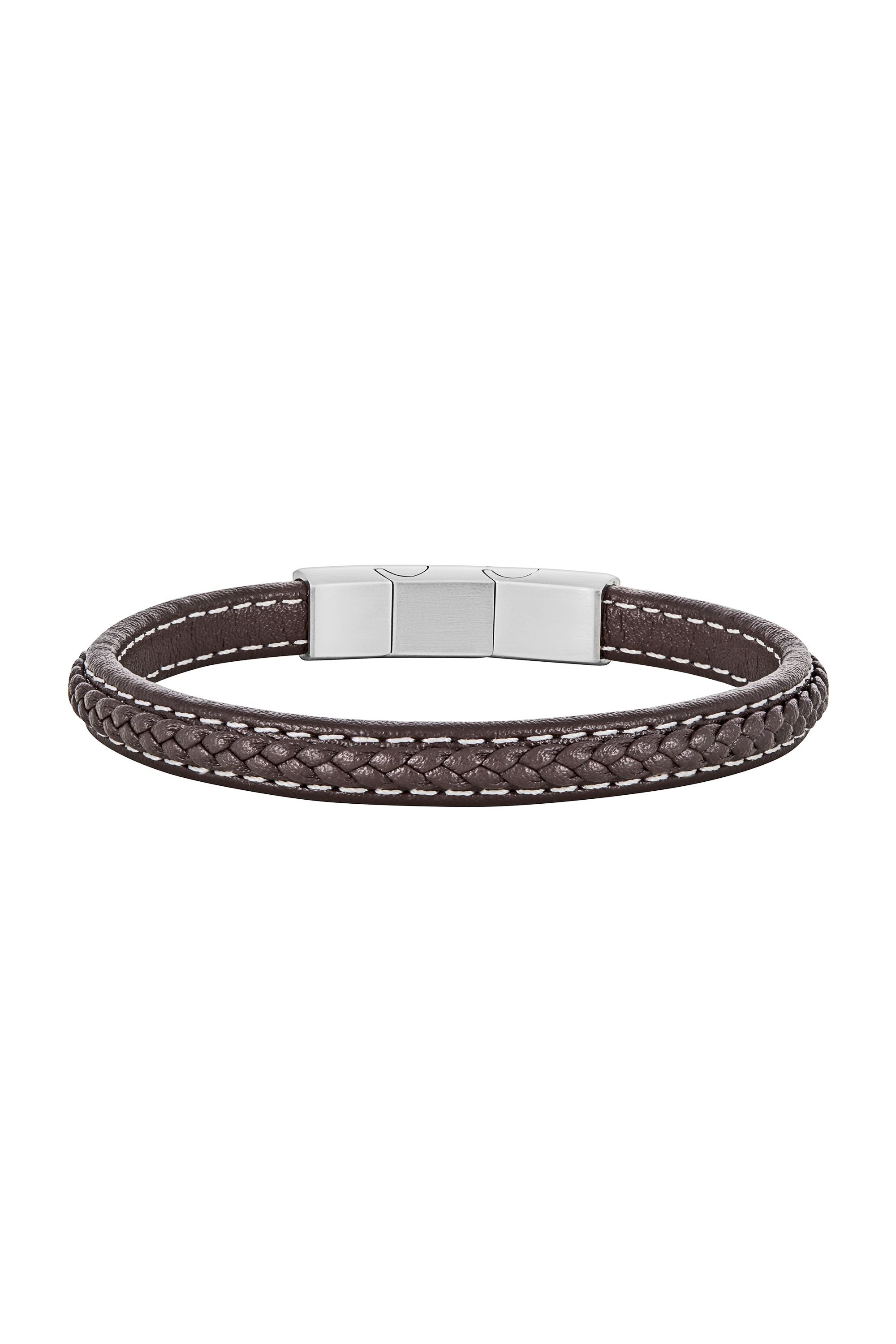 Armband Lederarmband braun 21cm mit Verlängerung