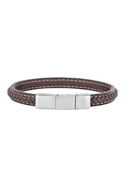 Armband Lederarmband braun 21cm mit Verlängerung