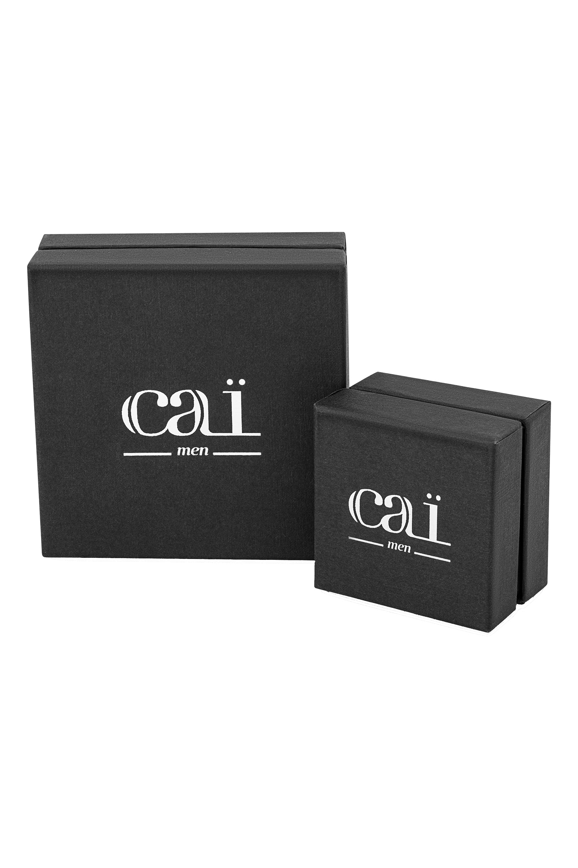 Stretch-Armband Tigerauge & Onyx 21cm