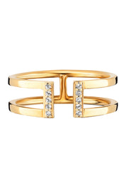 Ring 925/- Sterling Silber vergoldet Topas