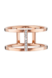 Ring 925/- Sterling Silber rotvergoldet Topas