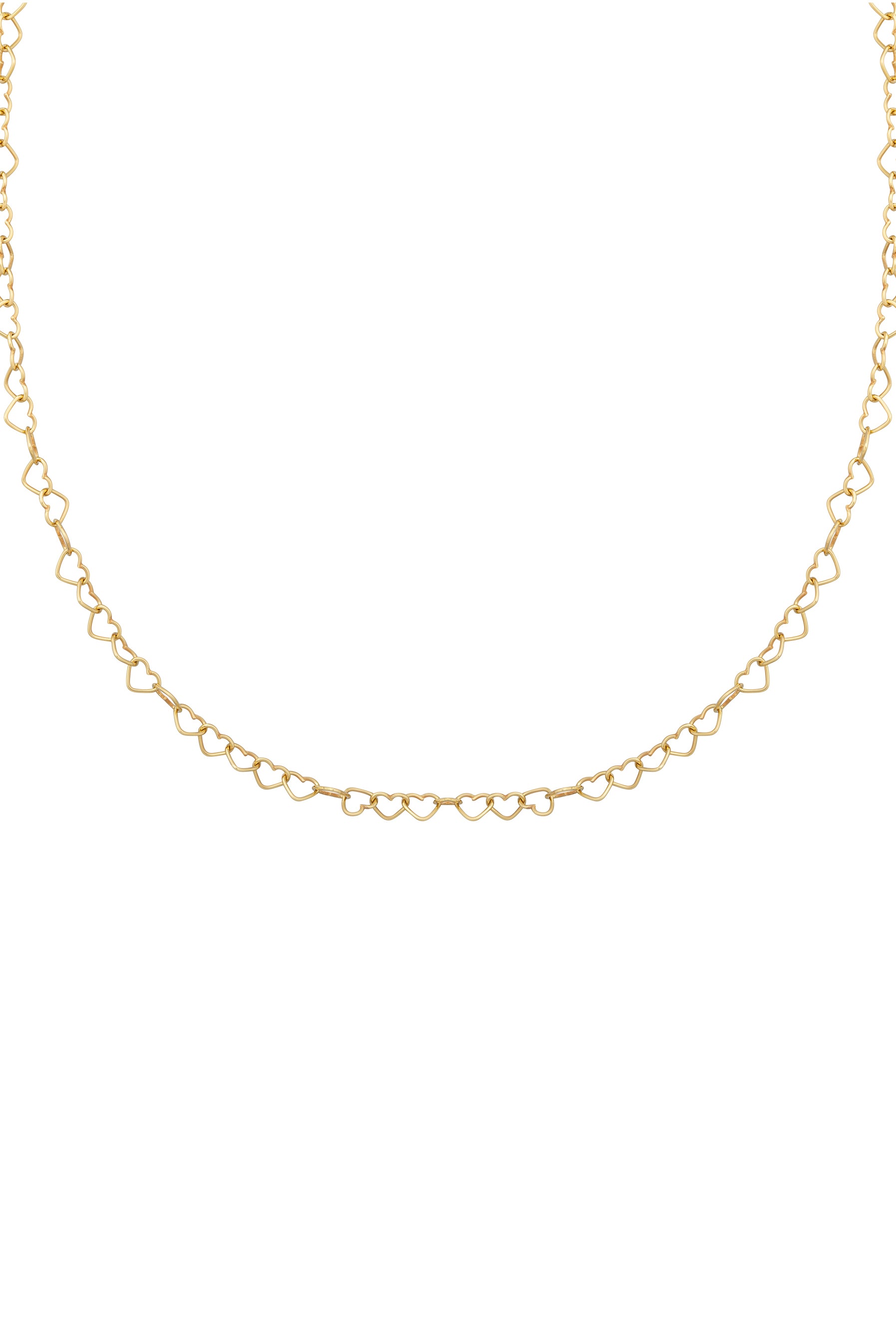 Collier 925 Silber vergoldet Herzchenkette Y-Kette