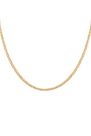 Collier 925 Silber vergoldet Königskette diamantiert