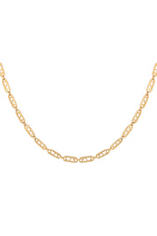 Collier 925 Silber vergoldet Kette Y-Kette Herzen