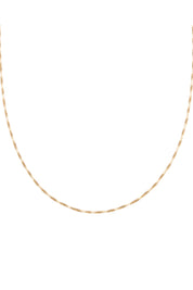 Collier 925/- Sterling Silber Schlangenkette vierseitig diamantiert gedreht  vergoldet