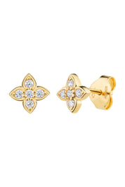 Ohrstecker 925  Silber vergoldet Zirkonia