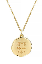 Anhänger mit Kette 925 Silber vergoldet mit Türkis