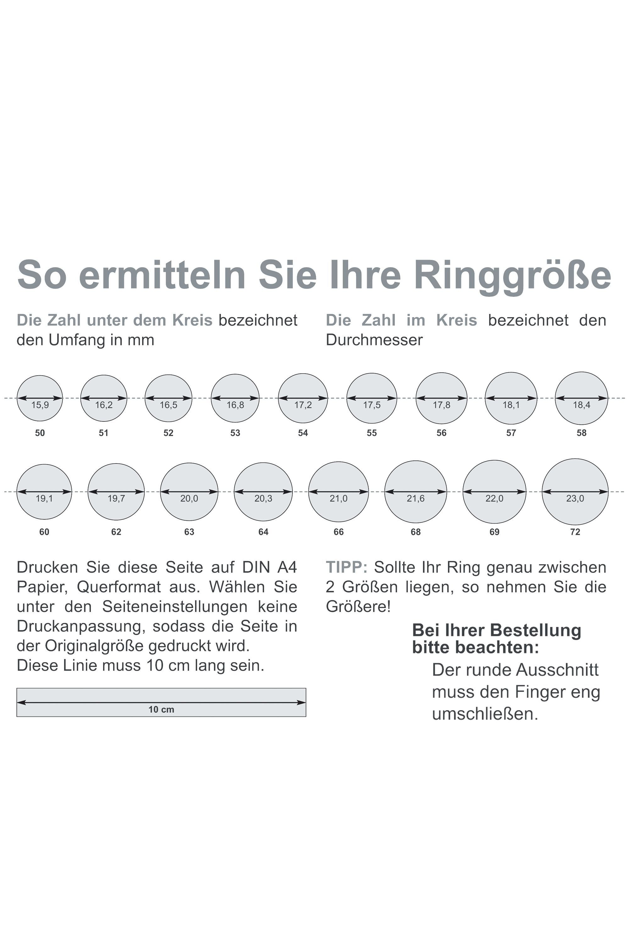 Ring Silber 925 rhodiniert mit weißem Baguette-Zirkonia