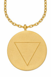 Halskette Element Wasser 925/- Sterling Silber vergoldet Weißtopaz