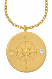 Halskette Element Wasser 925/- Sterling Silber vergoldet Weißtopaz