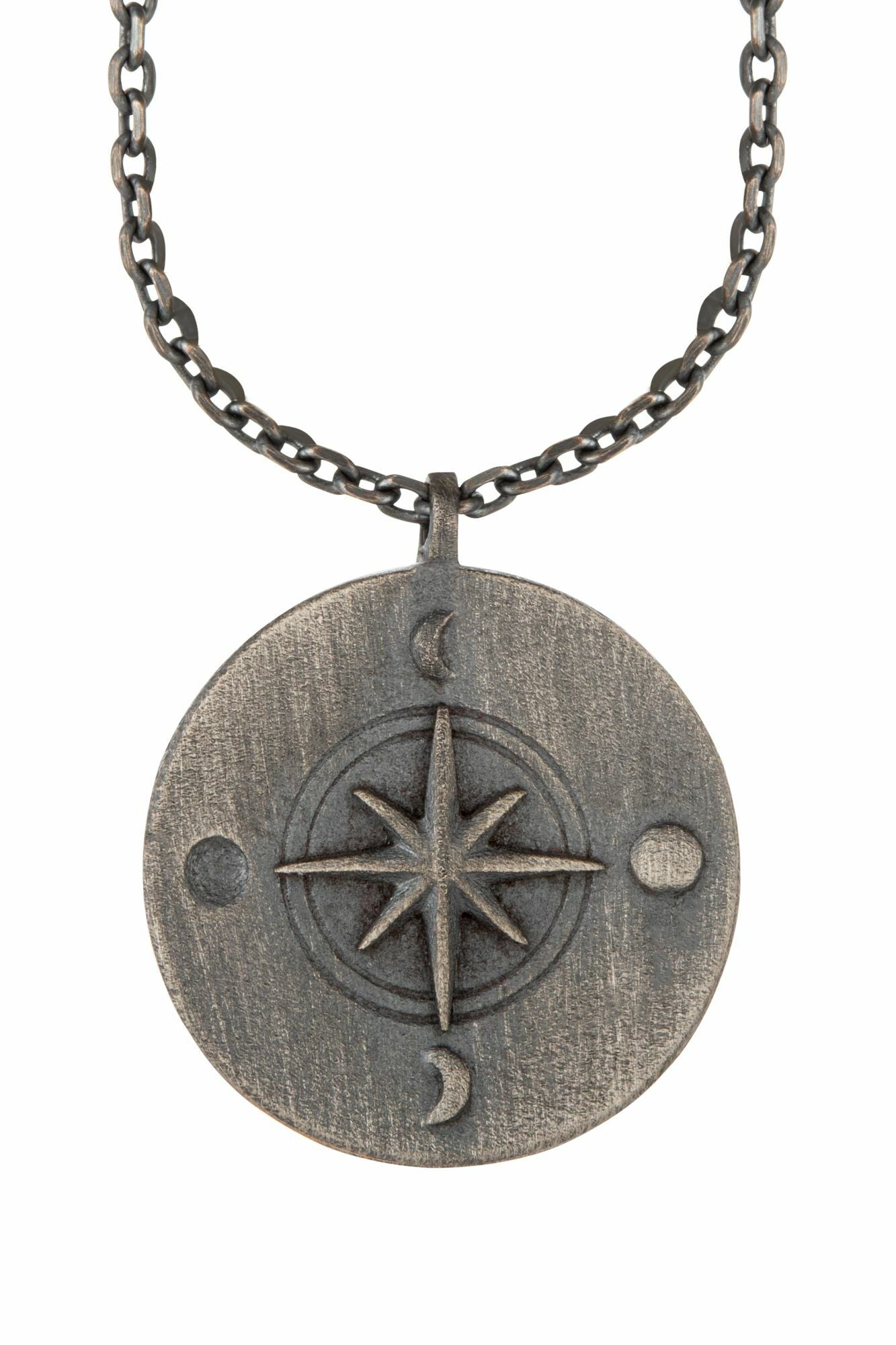 Halskette Element Wasser 925/- Sterling Silber oxidiert