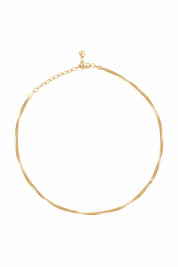 Collier Choker 925/- Sterling Silber Venezianer Kette vergoldet zweireihig