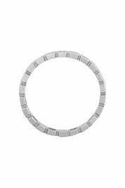 Ring 925/- Sterling Silber rhodiniert Hexagon Cut Outs Stacking