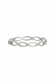 Ring 925/- Sterling Silber rhodiniert Cut Outs Stacking