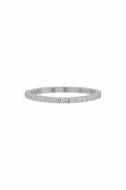 Ring 925/- Sterling Silber rhodiniert Herzen Zirkonia Stacking