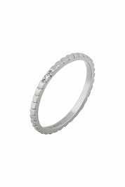 Ring 925/- Sterling Silber rhodiniert Herzen Zirkonia Stacking