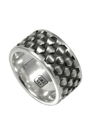 Ring 925/- Sterling Silber oxidiert