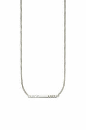 Collier 925/- Sterling Silber rhodiniert Zirkonia Love