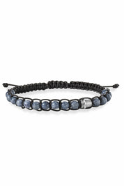 Armband 925/- Sterling Silber rhodiniert Koralle grau