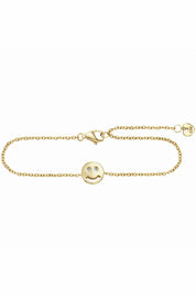 Armband 925/- Sterling Silber vergoldet Zirkonia Smile