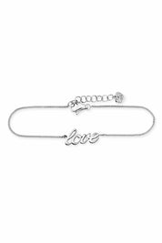 Armband 925/- Sterling Silber rhodiniert Love