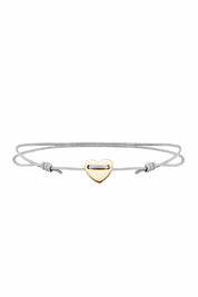 Armband 925/- Sterling Silber vergoldet Herz