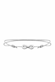 Armband 925/- Sterling Silber rhodiniert Infinity