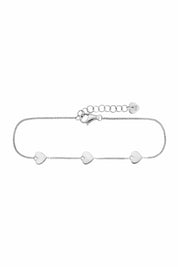 Armband 925 Sterling Silber rhodiniert Herz