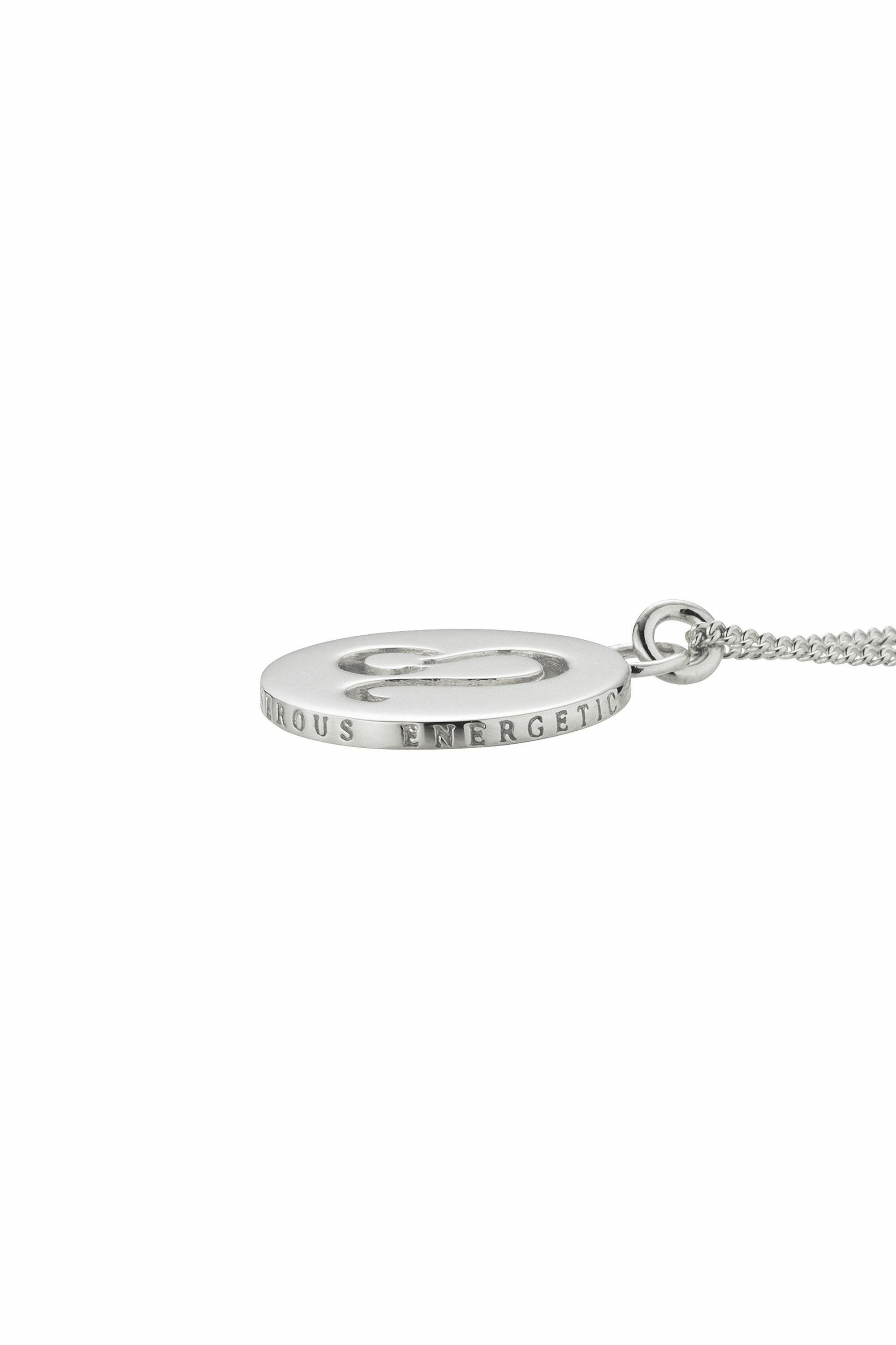 Halskette Löwe Sternzeichen 925/- Sterling Silber rhodiniert