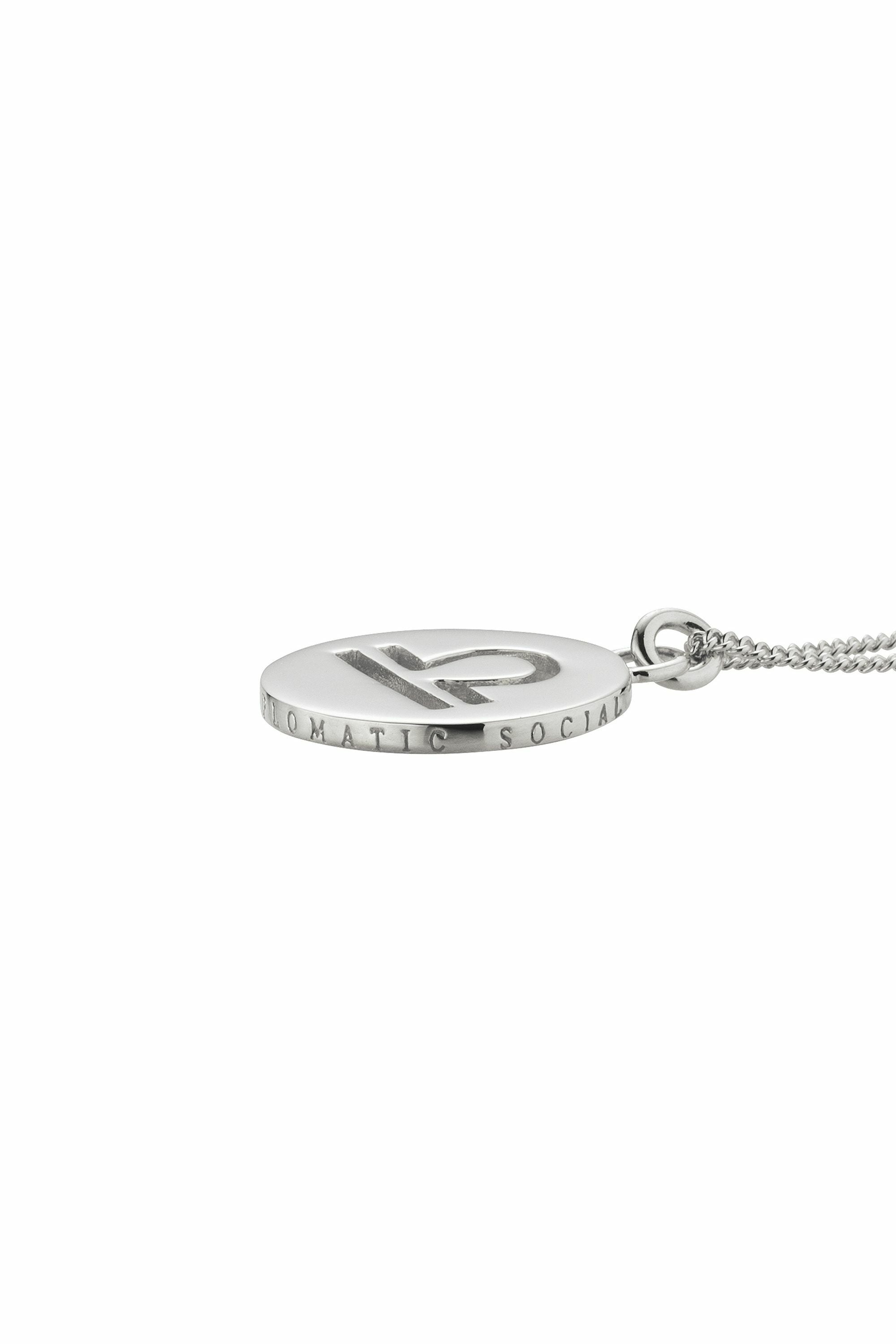 Halskette Waage Sternzeichen 925/- Sterling Silber rhodiniert