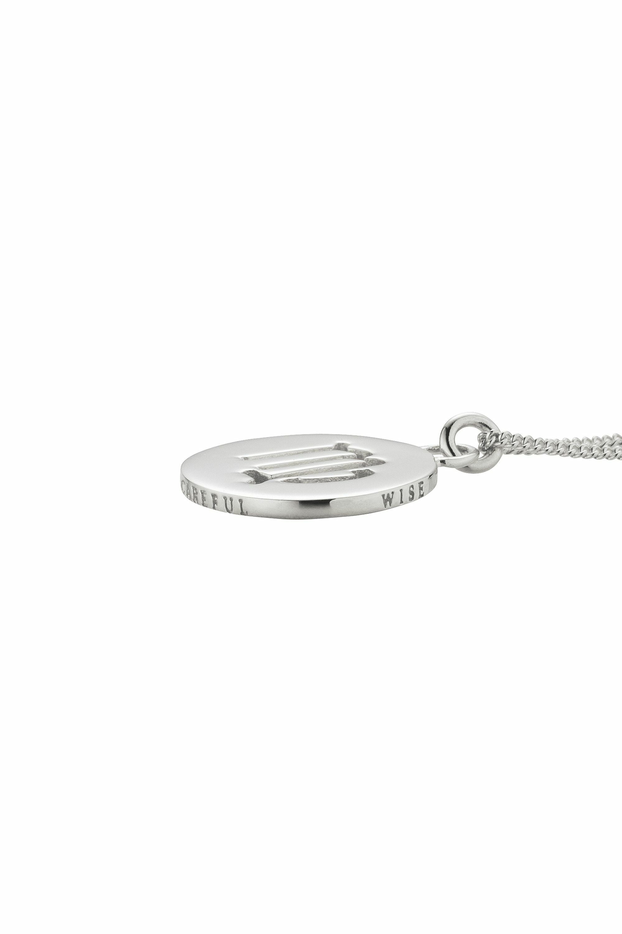 Halskette Jungfrau Sternzeichen 925/- Sterling Silber rhodiniert