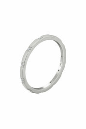 Ring 925 Silber rhodiniert mit Zirkonia Stacking