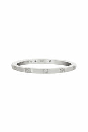 Ring 925 Silber rhodiniert mit Zirkonia Stacking