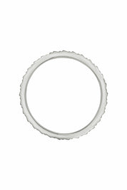 Ring 925 Silber rhodiniert Muster Stacking