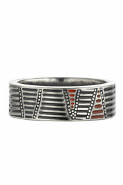 Ring 925/- Sterling Silber oxidiert Australien